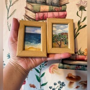 Free in bundle 35+ Original Gouache Mini Landscape Art Joshua Tree Desert Tiny